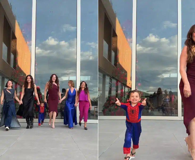 Claudia Raia exibe seu filho caçula com suas "filhas" da ficção e surpreende