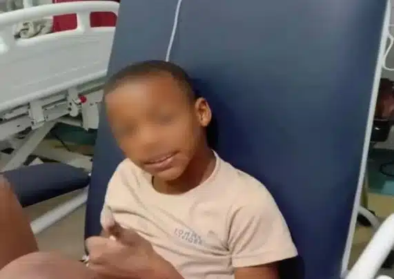 Criança Wanderson Kauã segue se recuperando