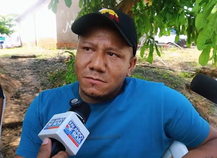 Padrasto falando do sumiço das crianças