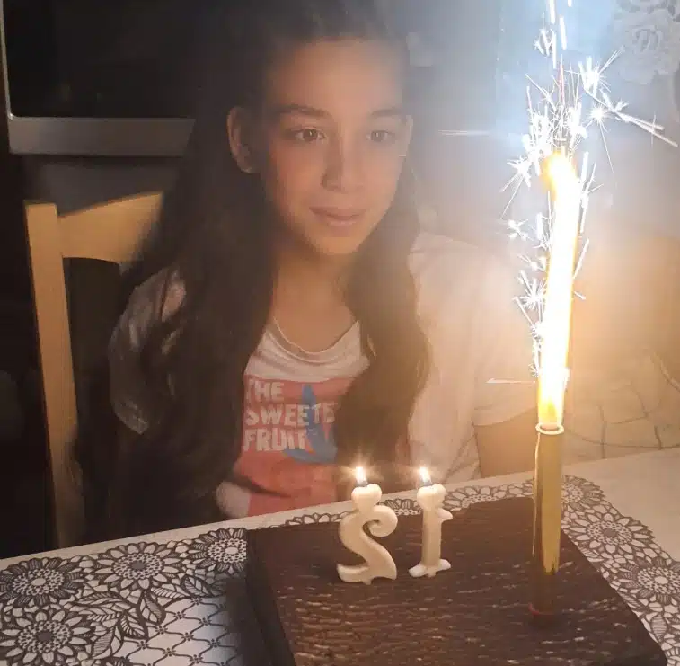 Gabriella Gaspar comemorou o aniversário da filha
