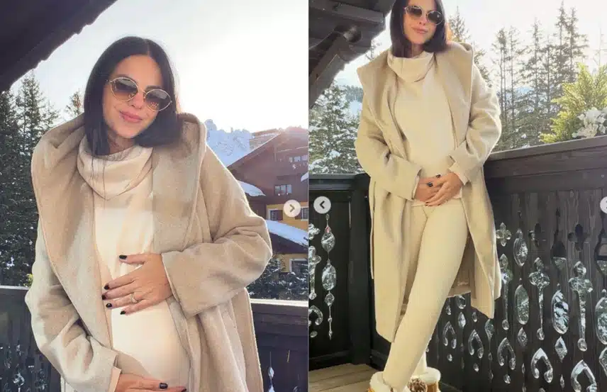 Grávida do terceiro filho, Sthefany Brito posa em viagem a França e surpreende