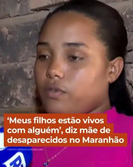 Mãe desabafou sobre filhos que sumiram