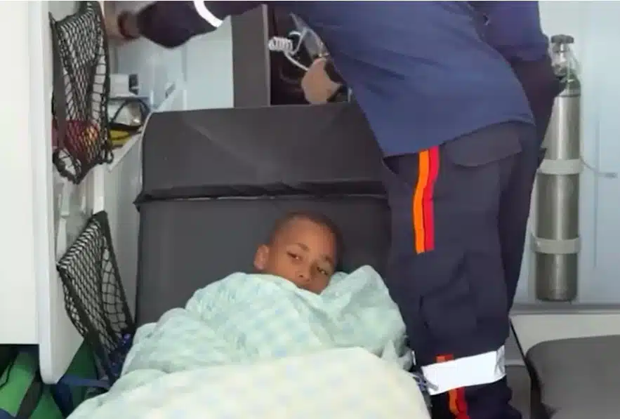 Menino Wanderson Kauã depois de ser achado