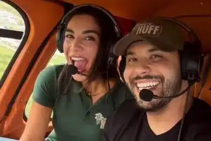 Gabriela e Murilo Huff posam com Léo na fazenda e ela revela presente milionário que ganhou dele
