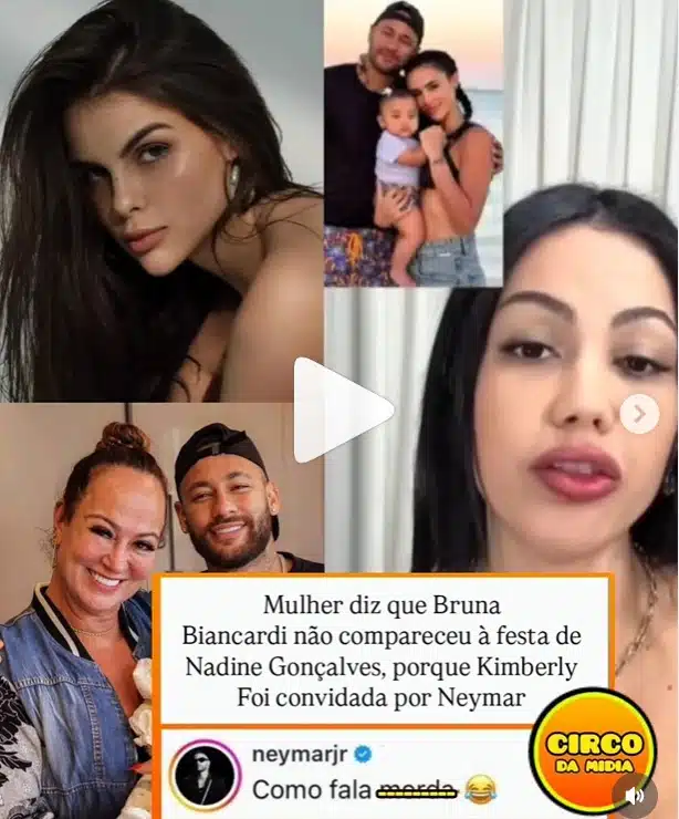 Neymar Jr falou de Amanda Kimberlly