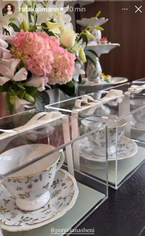 Rafa Kalimann mostrou as lembrancinhas da maternidade