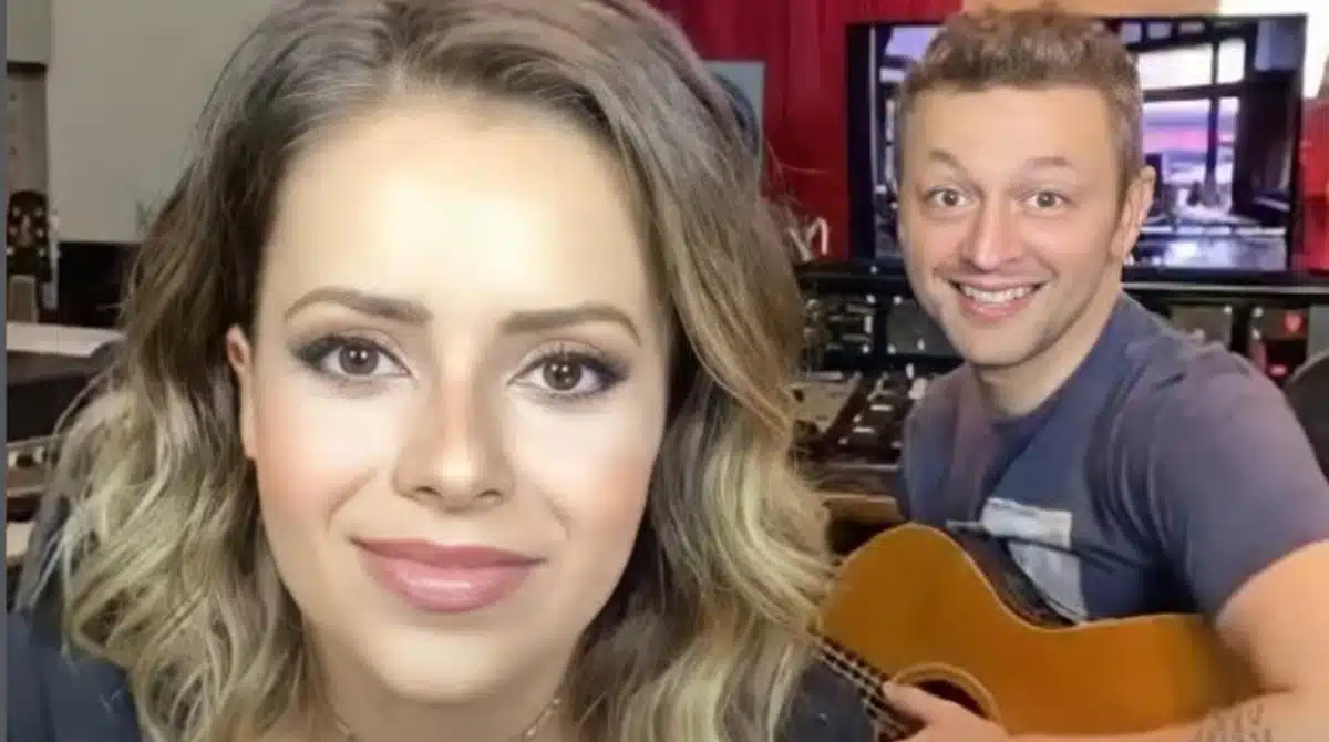 Marido de Sandy surgiu junto da namorada