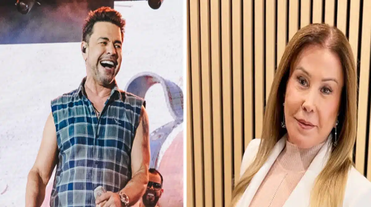 Zilu Gódoi e Zezé Di Camargo surgem em rara foto com os três filhos e surpreende