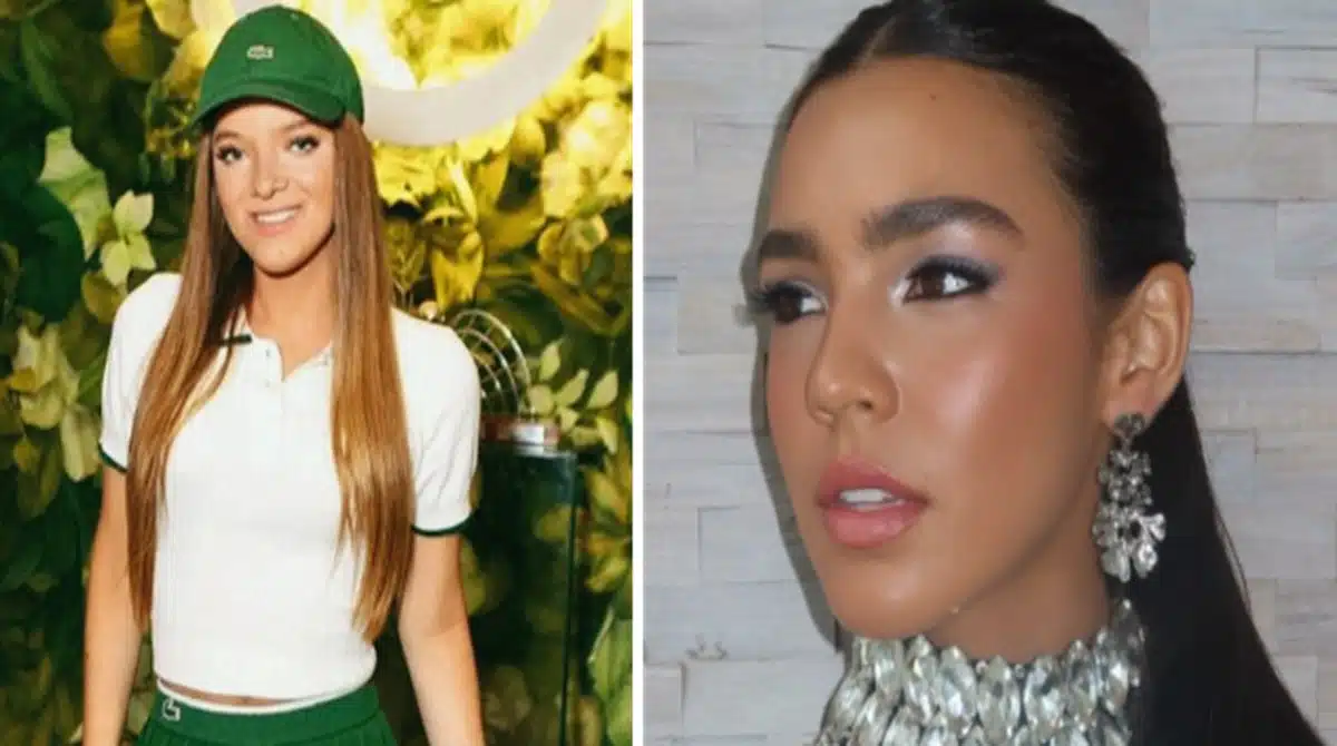 Duda Guerra e Rafaella Justus surgem em passeio em shopping no Rio de Janeiro