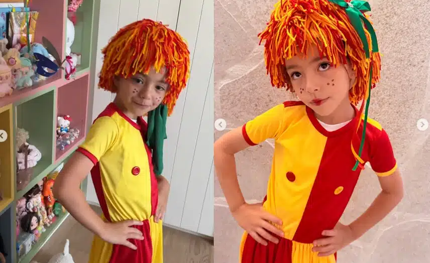 Sabrina Sato mostra filha com fantasia de Emília/Reprodução Instagram