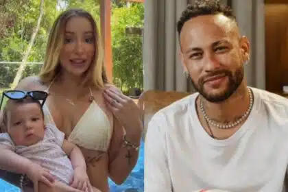 Any Awuada exibiu o pai de sua filha e falou