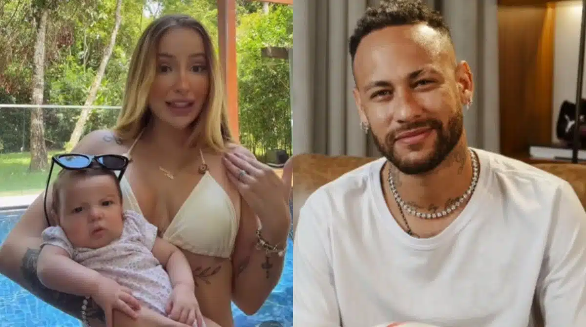 Any Awuada exibiu o pai de sua filha e falou
