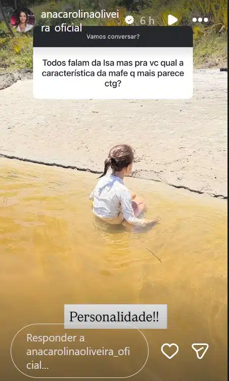 A irmã caçula de Isabella Nardoni. / Reprodução Arquivo Pessoal