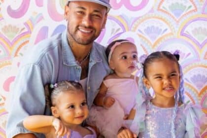 Neymar Jr fez festa encantadora pras filhas