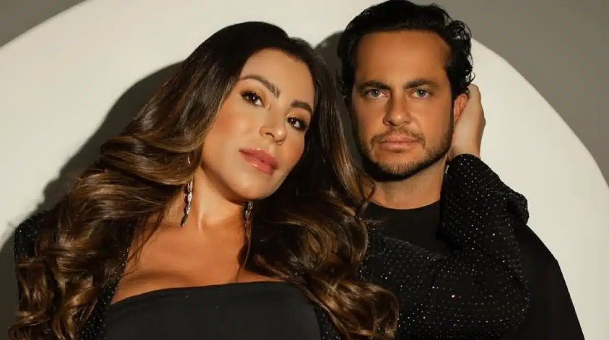 Andressa e Thammy Miranda posam em ensaio gestante e falam