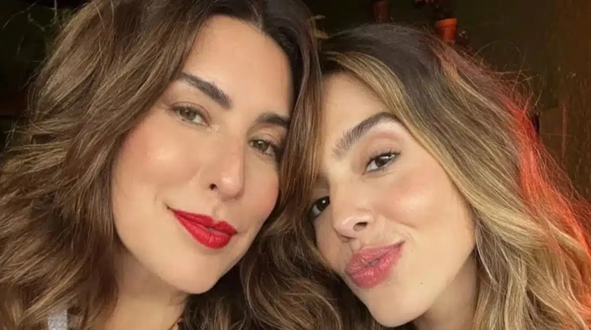 Giovanna Lancelloti surge levando filha de Fe Paes pra escola