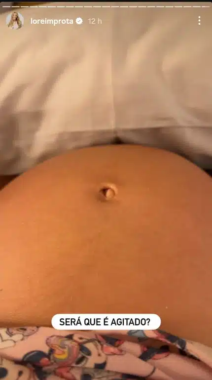 Lorena Improta encanta ao mostrar seu barrigão de grávida