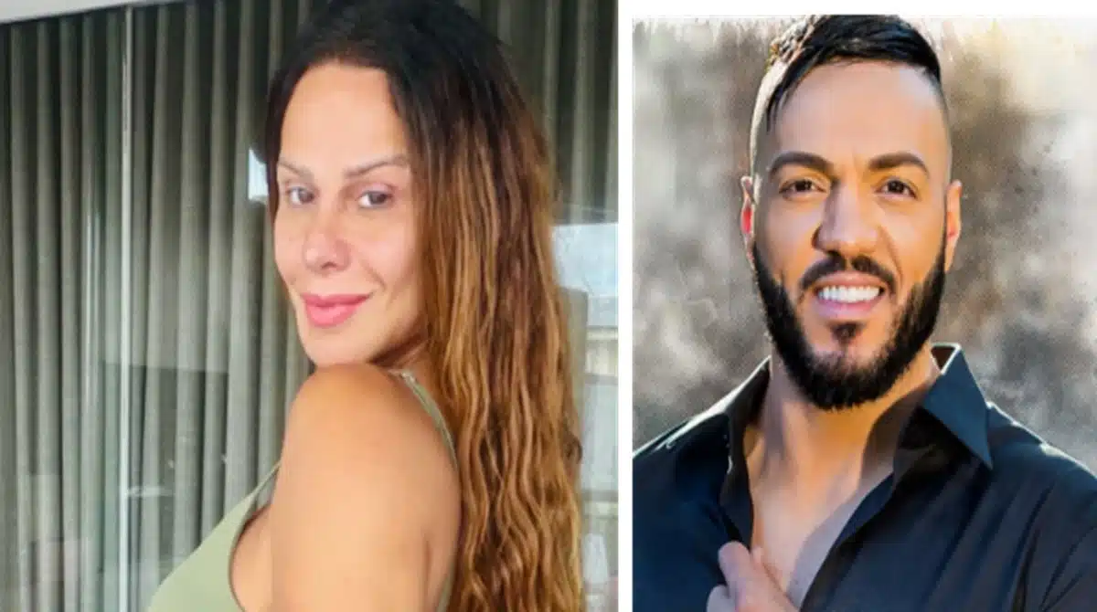 Viviane Araújo mostra filho e Belo manda recado para ela