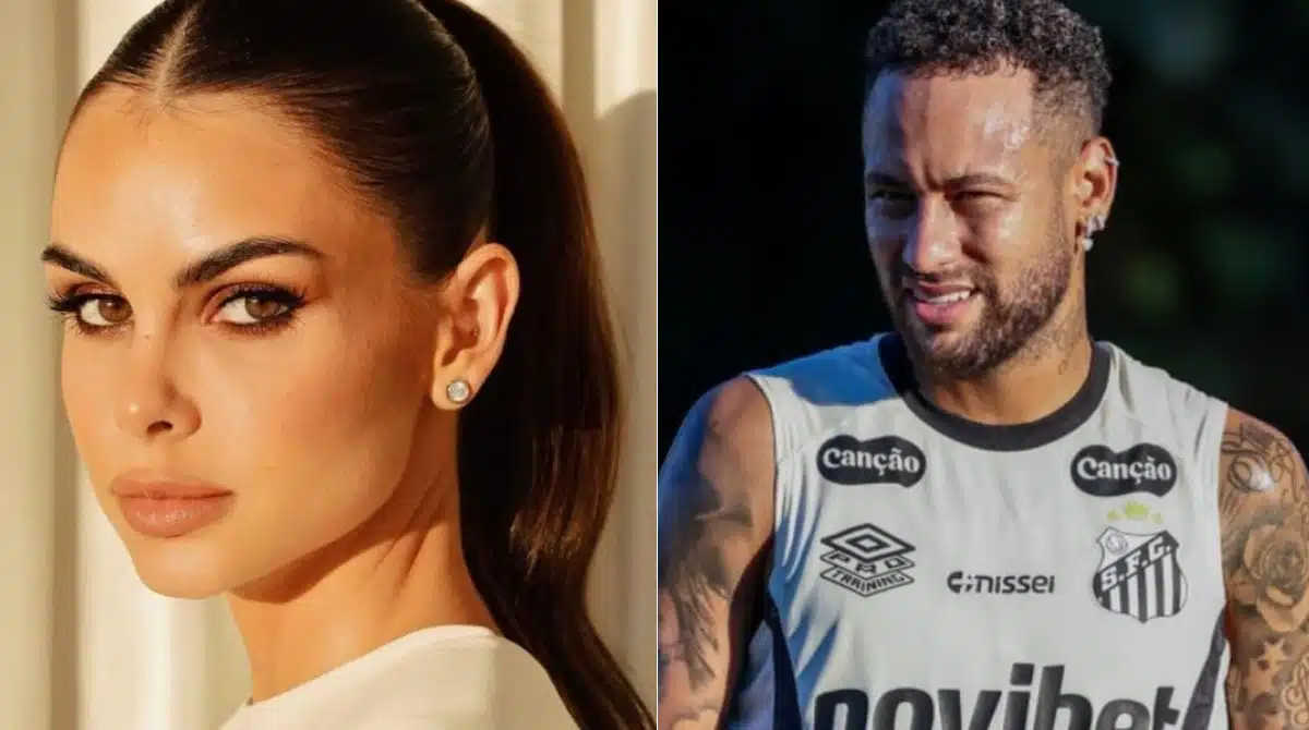 Amanda Kimberlly mostra a bebê, após se mudar da mansão de Neymar