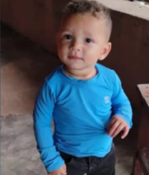 A criança José Arthur Sousa Barros tem um ano e seis meses