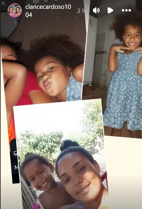 Mãe das crianças desaparecidas mostrou estas fotos