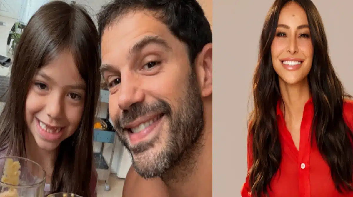 Duda Nagle se diverte com sua filha com Sabrina em parque