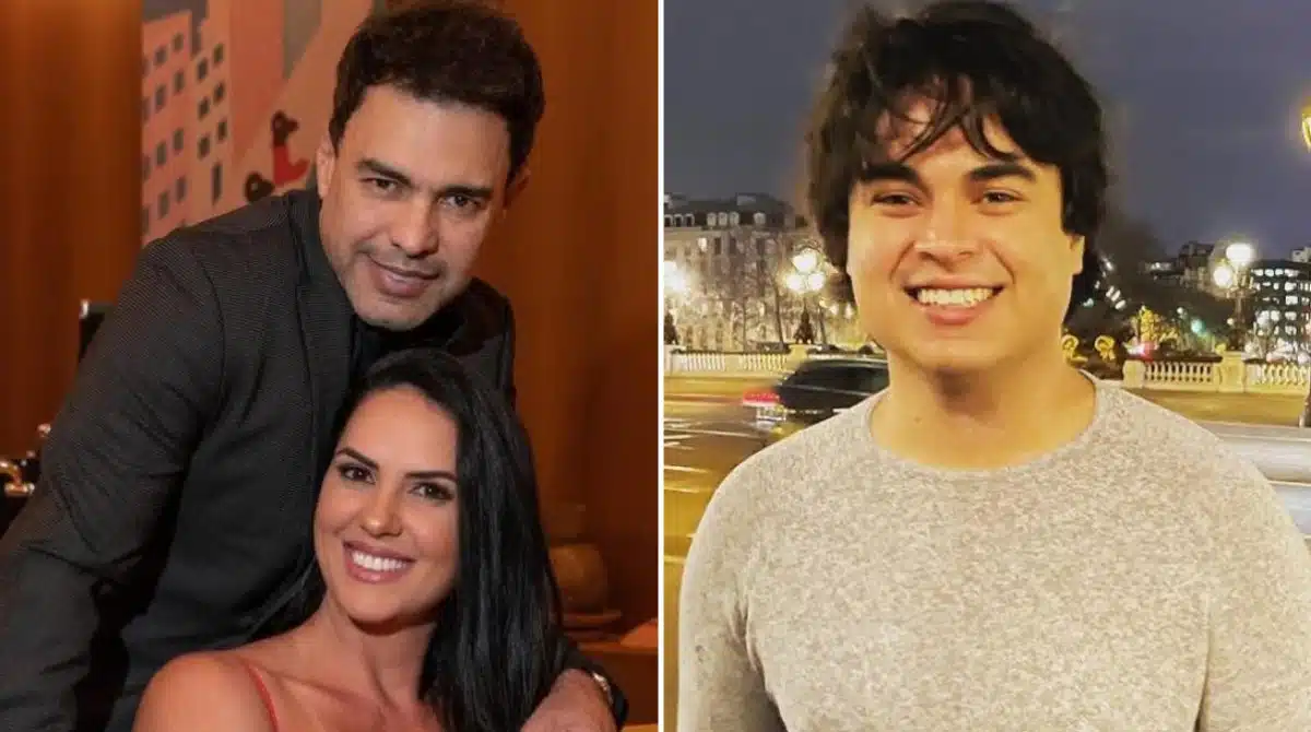 Graciele Lacerda mostra a filha com o irmão mais velho, Igor Camargo