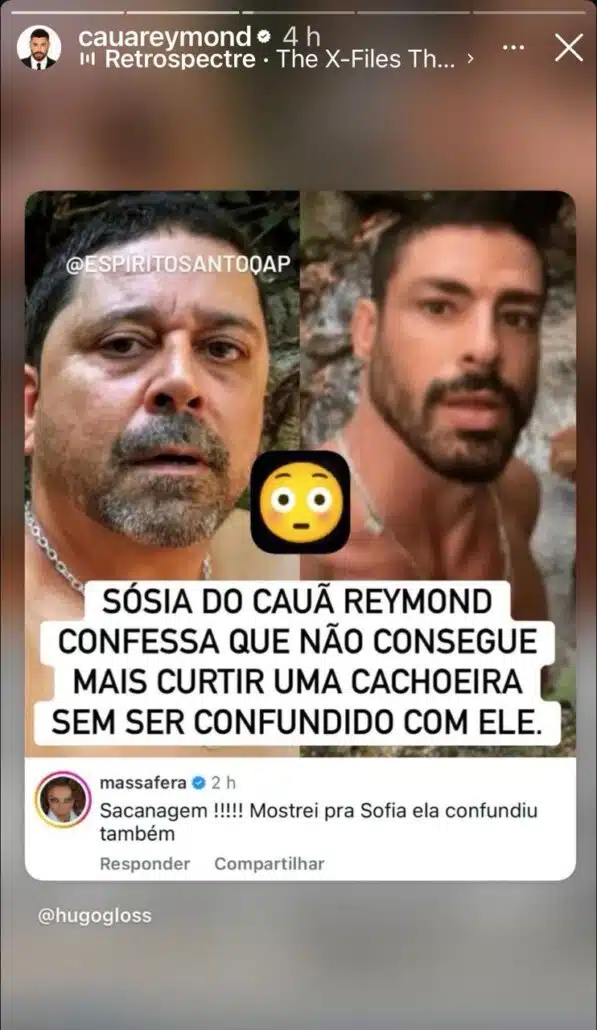 Grazi Massafera faz comentário sobre Cauã