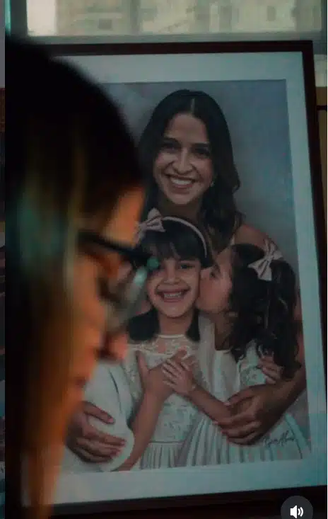 Mãe de Isabella Nardoni exibiu quadro dos três filhos