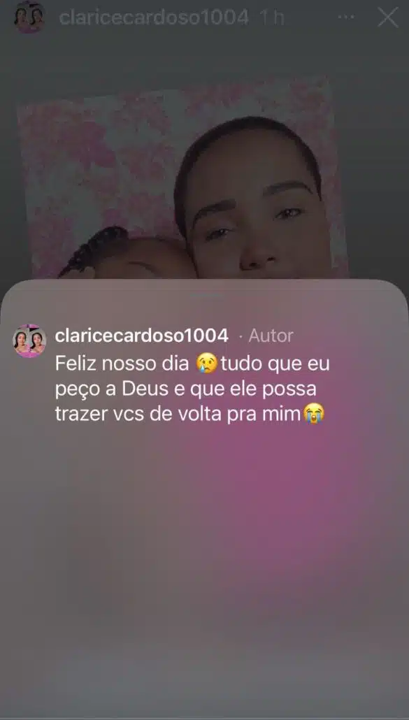 Desabafo que a mãe das crianças desaparecidas fez