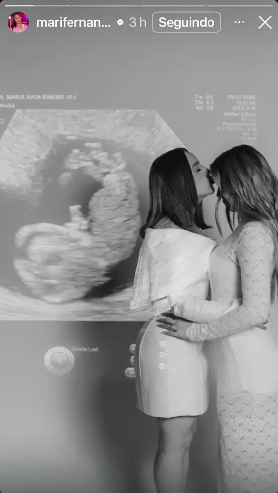 Mari Fernandez e Júlia Ribeiro anunciam que estão grávidas