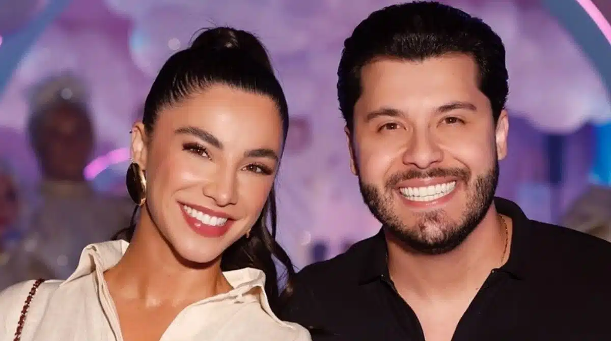 Gabriela, noiva de Murilo Huff, surge em Chá de Bebê