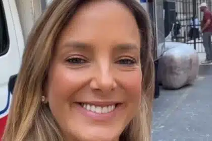 Ticiane Pinheiro mostra caminhão de mudança e explica