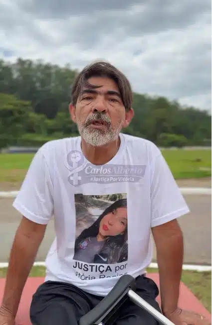 Pai da adolescente Vitória Regina desabafou