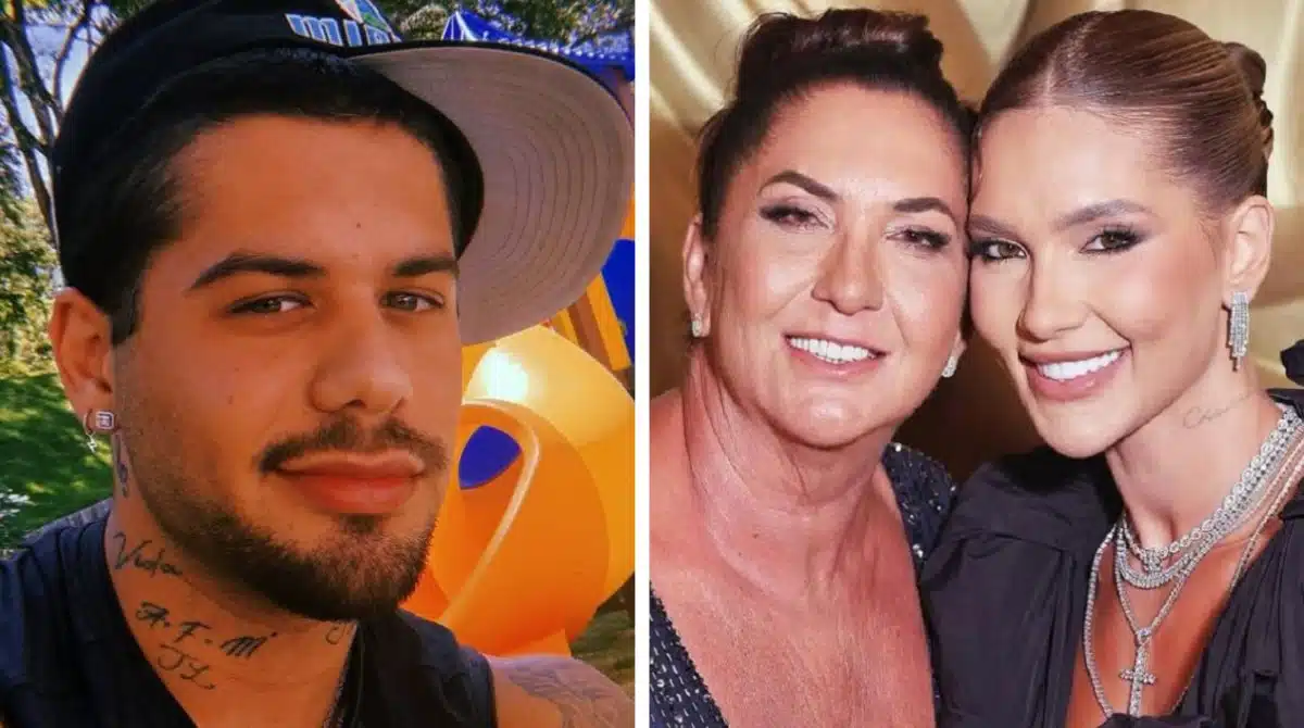 Zé Felipe manda presente para ex-sogra