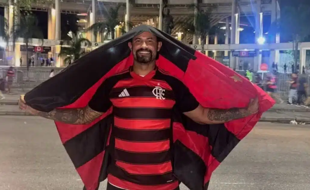 Goleiro Bruno foi ao estádio do Flamengo