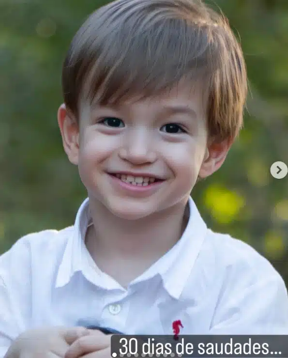 Pai falou 30 dias depois da partida do filho
