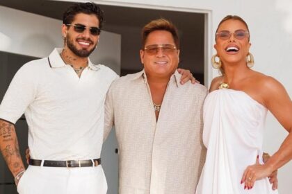 Poliana, esposa de Leonardo, comenta decisões do filho