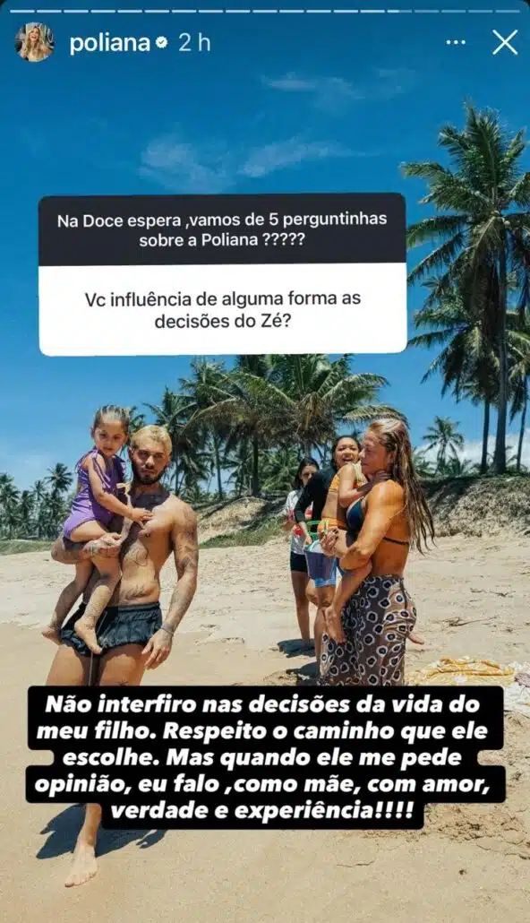 Poliana, esposa de Leonardo, diz se influencia em decisões de Zé