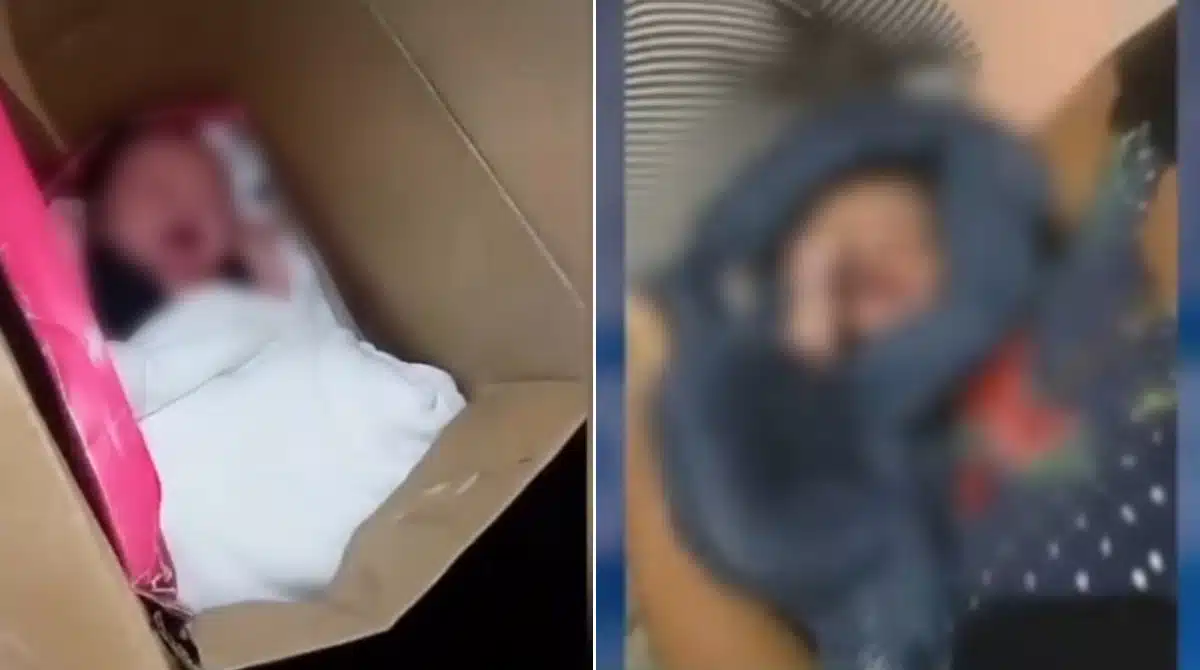 Foi revelado o que aconteceu ao recém-nascido achado na caixa de papelão