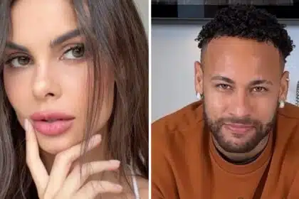 Amanda Kimberlly mostra a filha com Neymar e revela presente