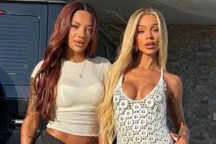 Ludmilla e Brunna Gonçalves passeiam com a filha no zoológico
