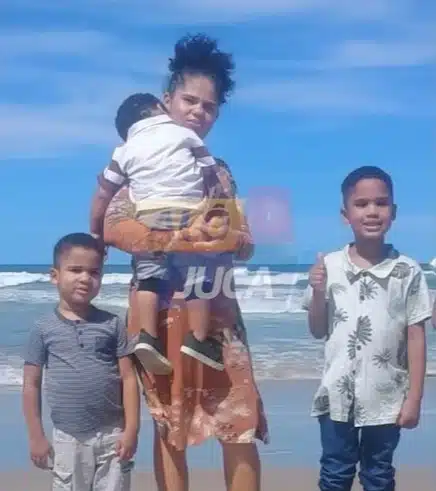 A mãe com os filhos antes do que fez, o pai desabafou