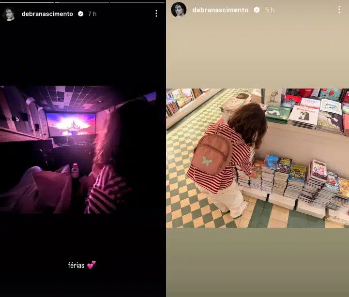 Débora Nascimento impressiona ao mostrar férias com a filha