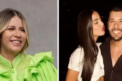 Filho de Marília Mendonça posa com o pai e madrasta na fazenda