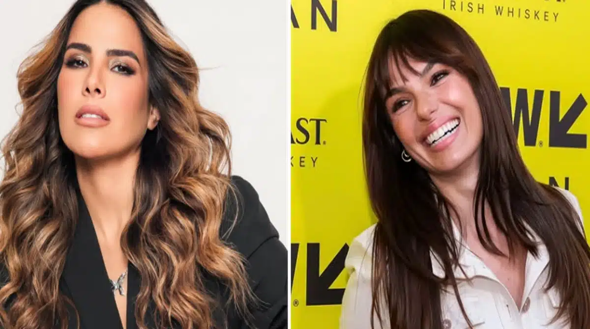 Isis Valverde surge com filho de Wanessa Camargo na academia e surpreende