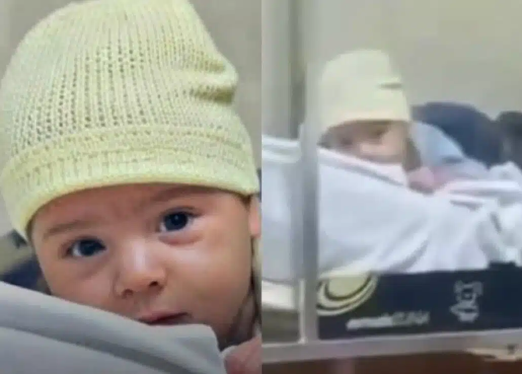A bebê tem recebido apoio da população local