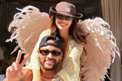 Grávida, Bruna Biancardi posa com Neymar em Las Vegas