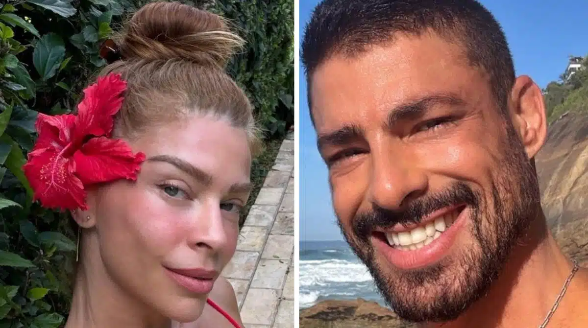 Filha de Grazi e Cauã Reymond surge mergulhando