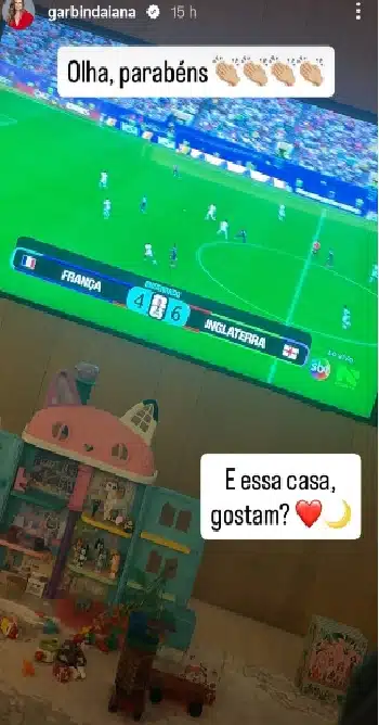 Esposa de Tiago Leifert mostra detalhes da casinha de bonecas da filha